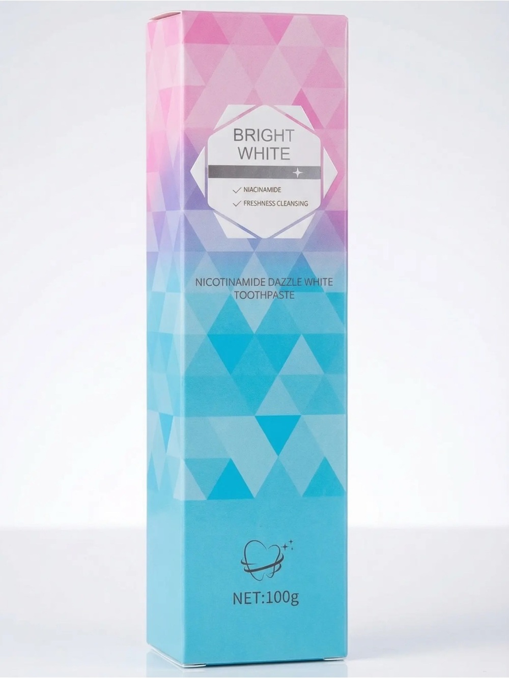 Bright White Nicotinamide Toothpaste - Blue & Pink Packaging
